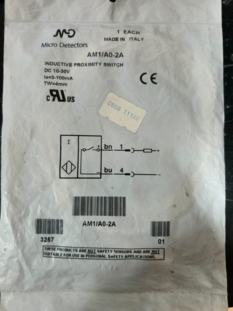 SENSOR MICRO DETECTORS AM1 – Haro Control y Componentes